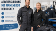 Arbeitskleidung mit Unternehmensbranding